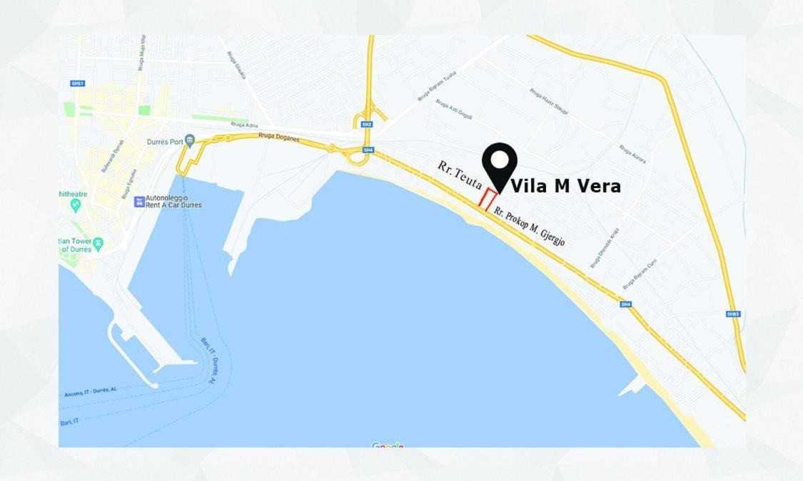 Vila M Vera Rooms With Kitchen And Apartments Durrës Eksteriør bilde